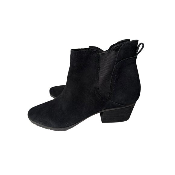 Blondo NEW Womens Black Suede Leather Waterproof Zip Ankle Booties 9.5M - Picture 6 of 6